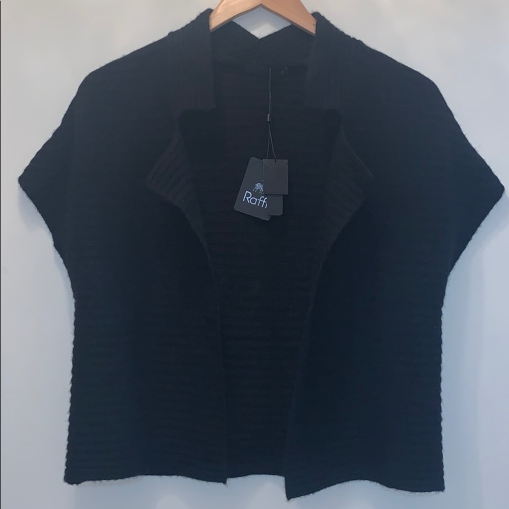 RAFFI Cashmere Short Sleeve Sweater